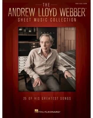 The Andrew Lloyd Webber Sheet Music Collection 25 nejkrásnějších písní pro zpěv a klavír s akordy pro kytaru