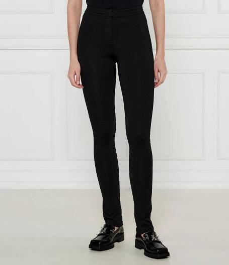 Kalhoty Patrizia Pepe | černá Slim Fit high waist 8P0673 A025