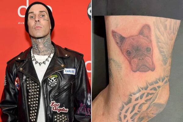Travis Barker's New Tattoo Pays Tribute to Beloved Dog Blue: 'Honoring My Boy'