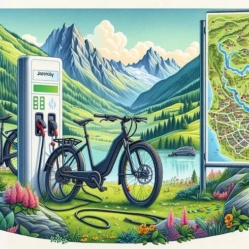 Dobíjení elektrokola v Jeseníkách: Mapa skrytých stanic 2