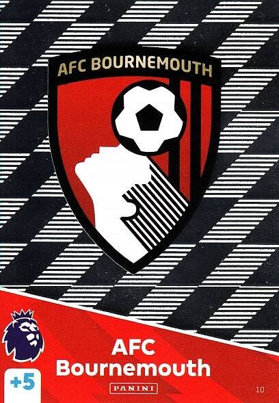 PREMIER LEAGUE 2025 Adrenalyn XL karta CLUB CREST Logo AFC Bournemouth 10