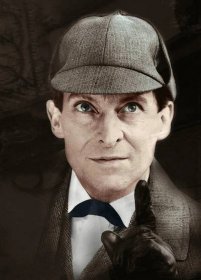 Jeremy Brett v roli Sherlocka Holmese. (kraljaleksandar.deviantart.com)