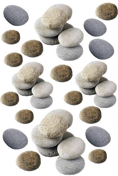 Kleine Wolke Statická samolepka Stones Nature 15 x 23,5 cm