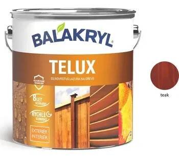 Lak na dřevo BALAKRYL TELUX silnovrstvá lazura na dřevo 2.5 kg Teak