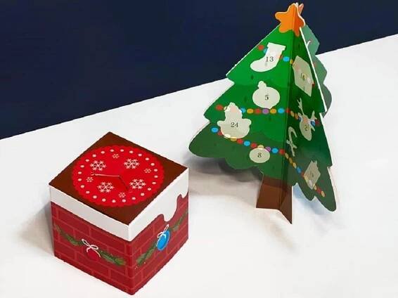 MFP Paper Adventní kalendář papírový - stromeček 1001T