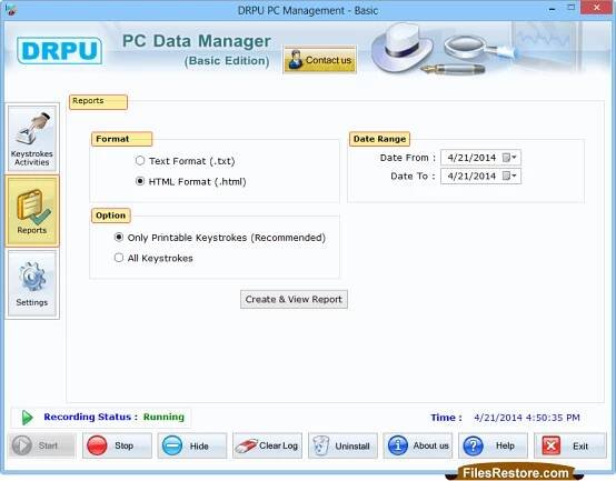 Create and view reports