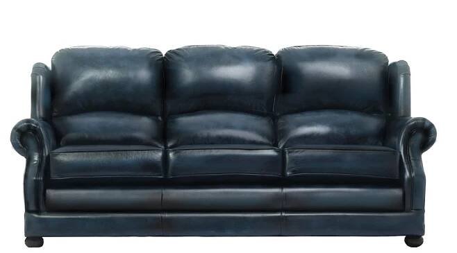 Blue Leather Sofas, Blue Chesterfield Sofas & Modern Blue Leather Sofas