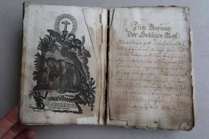 Stará modlitební knížka - rukopis, 18.-19. století - Antikvariát