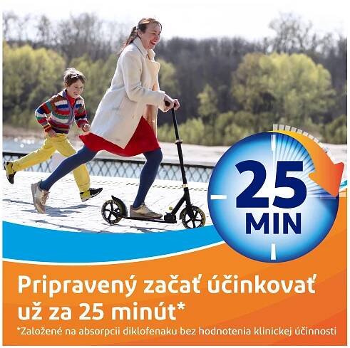 Voltaren Rapid 25 mg mäkké kapsuly 1x20 cps, rýchla uľava od bolesti s protizápalovým účinkom