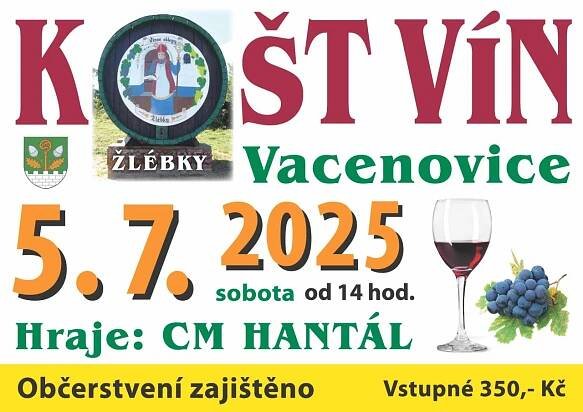 Košt vín Vacenovice