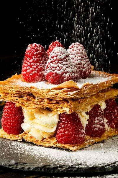 Raspberries & Cream Tower