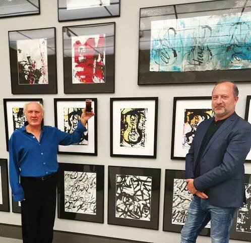 Herman van Veen schilderijen expositie nieuw werk - Art Gallery Voute