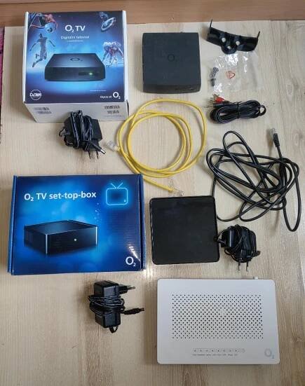 sada O2 TV- set-top-box, router, dig. TV ..... - TV, audio, video
