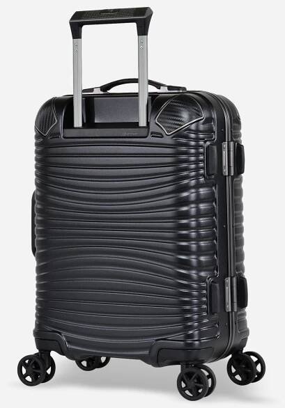 Eminent Gold Jetstream Cabin Size Suitcase Black Back View