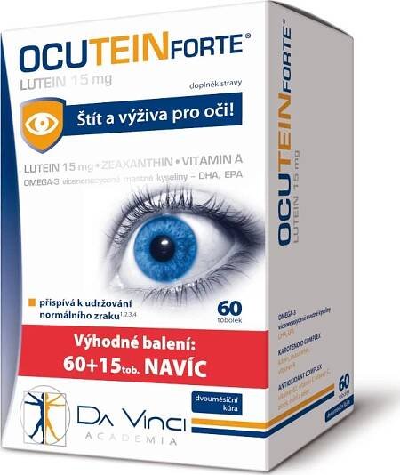 Ocutein Forte Lutein 15 mg Da Vinci Academia 75 tbl.