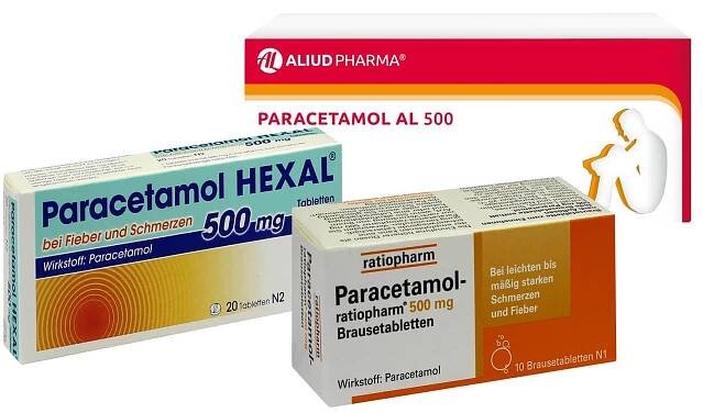 Schmerzmittel gegen Zahnschmerzen mit Paracetamol
