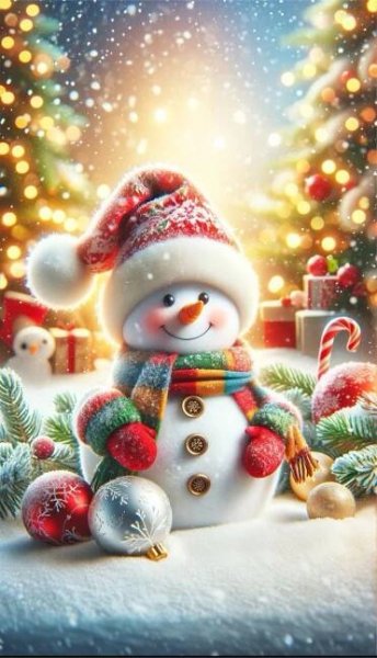 Snowman | Merry christmas images, Christmas phone wallpaper, Christmas pictures