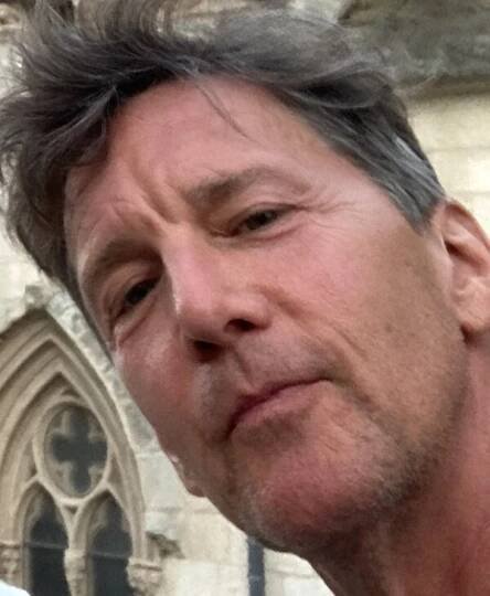 Andrew McCarthy and his son
