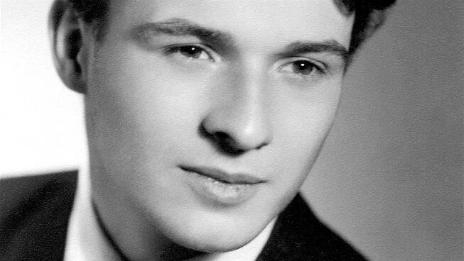 Student mělnického gymnázia Jan Palach v roce 1966
