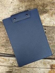The Leather Clipboard – Deluxe Blue