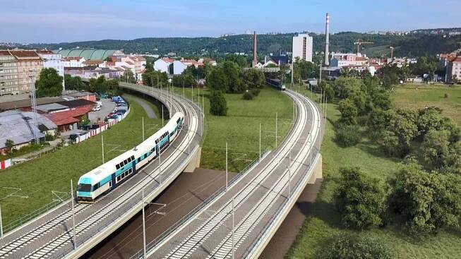 Estakáda Bubny | foto: Správa železnic