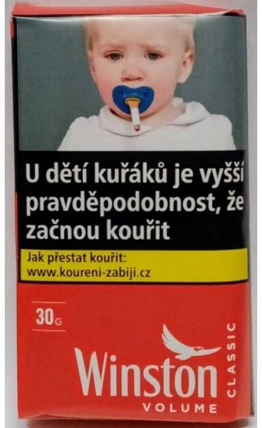 Cigaretový tabák Winston classic uzavíratelný sáček 30 g
