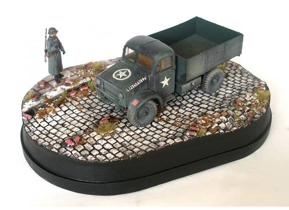 ulice ovál - Diorama-hm