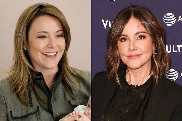 Christa Miller as Jordan Sullivan on 'Scrubs'; Christa Miller attends the Vulture Festival in L.A. on Nov. 17, 2018