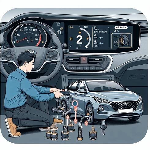Hyundai i30: Naučte auto nové TPMS ventily bez problémů 2