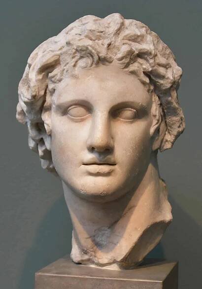 Julius Caesar Facts, Roman Bust of Alexander the Great