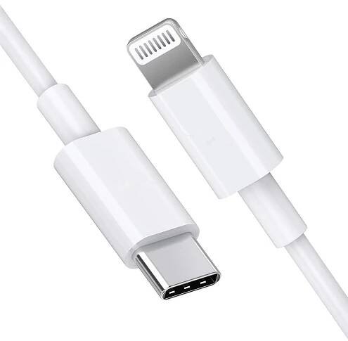 Tradebit USB Type C - Apple Lightning kabel 1m bílý Kód výrobce USB-C - LIGHTNING 1m