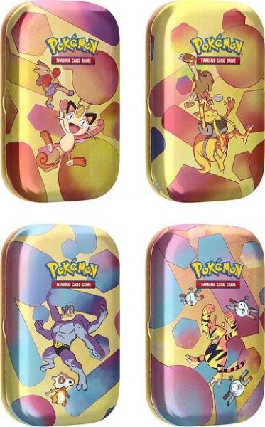 Pokémon TCG Scarlet and Violet 151 Mini Tin set plechovka s kartami a mincí mix motivů