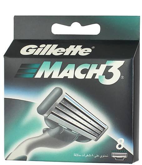 Gillette Mach 3 náhradné hlavice 8ks