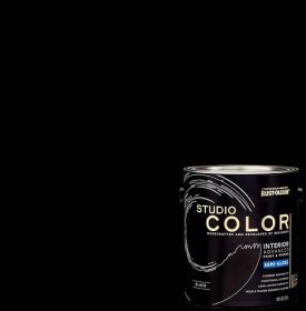 Black, Rust-Oleum Studio Color Interior + Primer Semi-Gloss Finish, Gallon