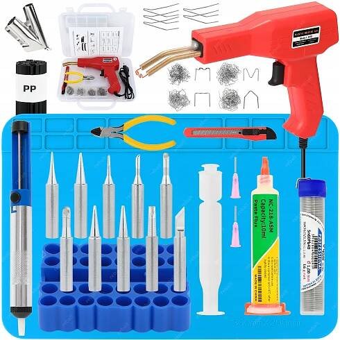SET PÁJECÍ STANICE HOT AIR 2v1 YIHUA 852D++ SEŠÍVAČKA PLASTŮ v3 za 3041.00CZK - Allegro