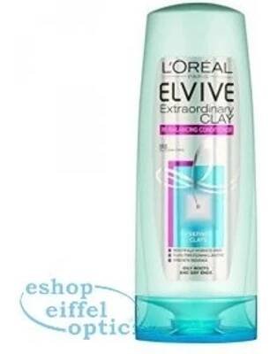 L'Oréal Elvive Extraordinary Clay Čistící balzám pro mastné vlasy 400 ml