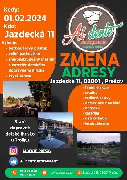 Zmena adresy