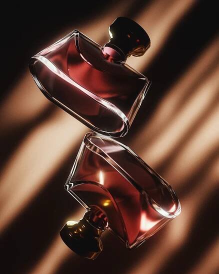 beauty Cosmetic Render perfume Fragrance luxury Fashion  product design  cgı 3д