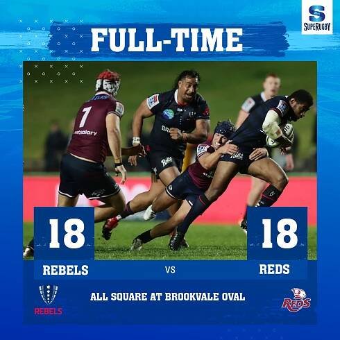 Reds and Rebels battle to a draw - Super Rugby Pacific