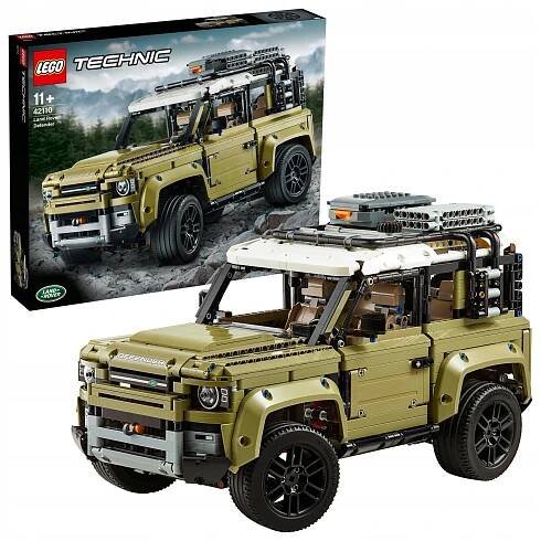 LEGO 42110 Technic Land Rover Defender, model auta, terénní vozidlo 4x4 pro děti od 11