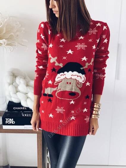 Svetr Stars /Long | Erika Fashion