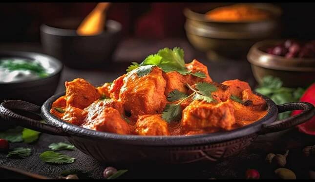 Chicken Tikka Masala Thali.