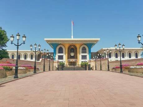 Palác Al Alam v Maskatu je ceremoniální sídlo ománského sultána