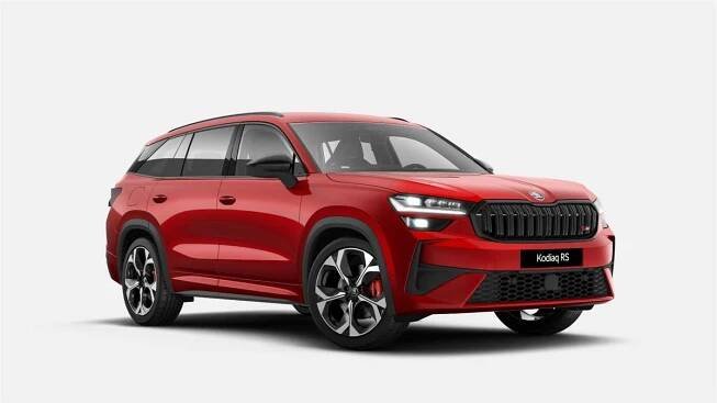 | Škoda Kodiaq RS (příplatkový lak Velvet +15.000 Kč) Zdroj: Škoda