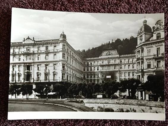 Lázeňství - Karlovy Vary - ČEDOK - Hotel Moskva - Grandhotel Pupp - Pohlednice místopis
