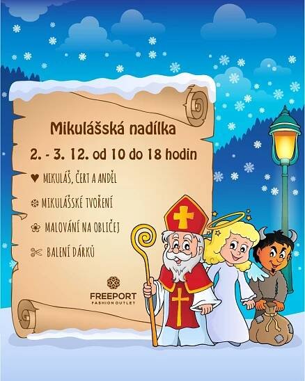Mikuláš ve Freeportu!