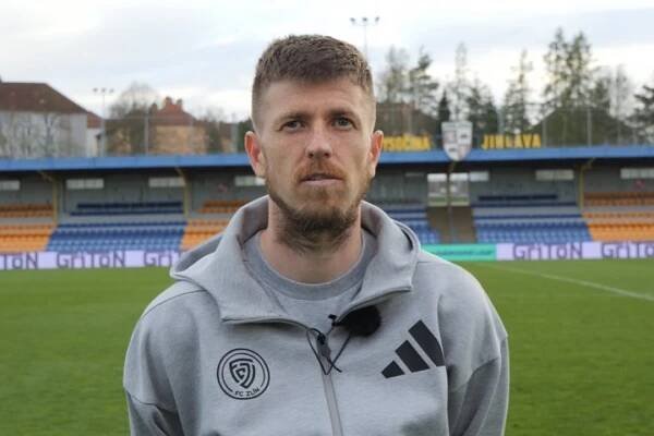 Trenér Bronislav Červenka a Lukáš Bartošák po utkání v Jihlavě - FC Zlín