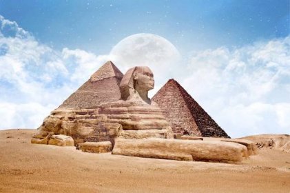 Pyramidy + Sfinga (Egypt)