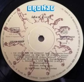 LP URIAH HEEP - HEAD FIRST/EX++, TOP STAV, 1983 - Hudba