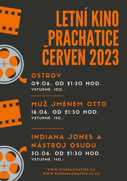 Program letní kino - červen 2023